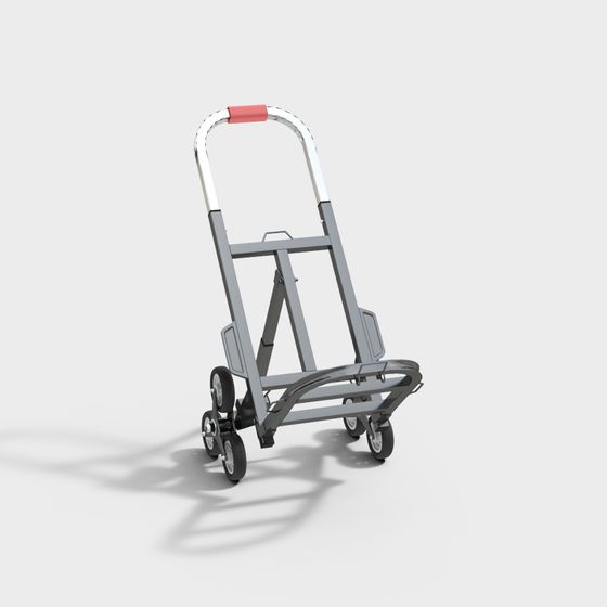 Stylish Hand Cart 3D model for Modern Design