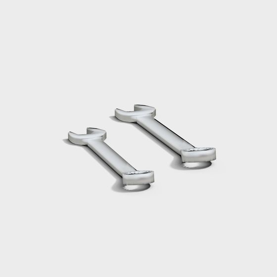 Industrial Wrench 3D Model for Creative Projects