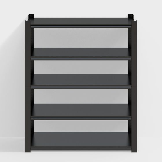 Shelf 3D Model in Black