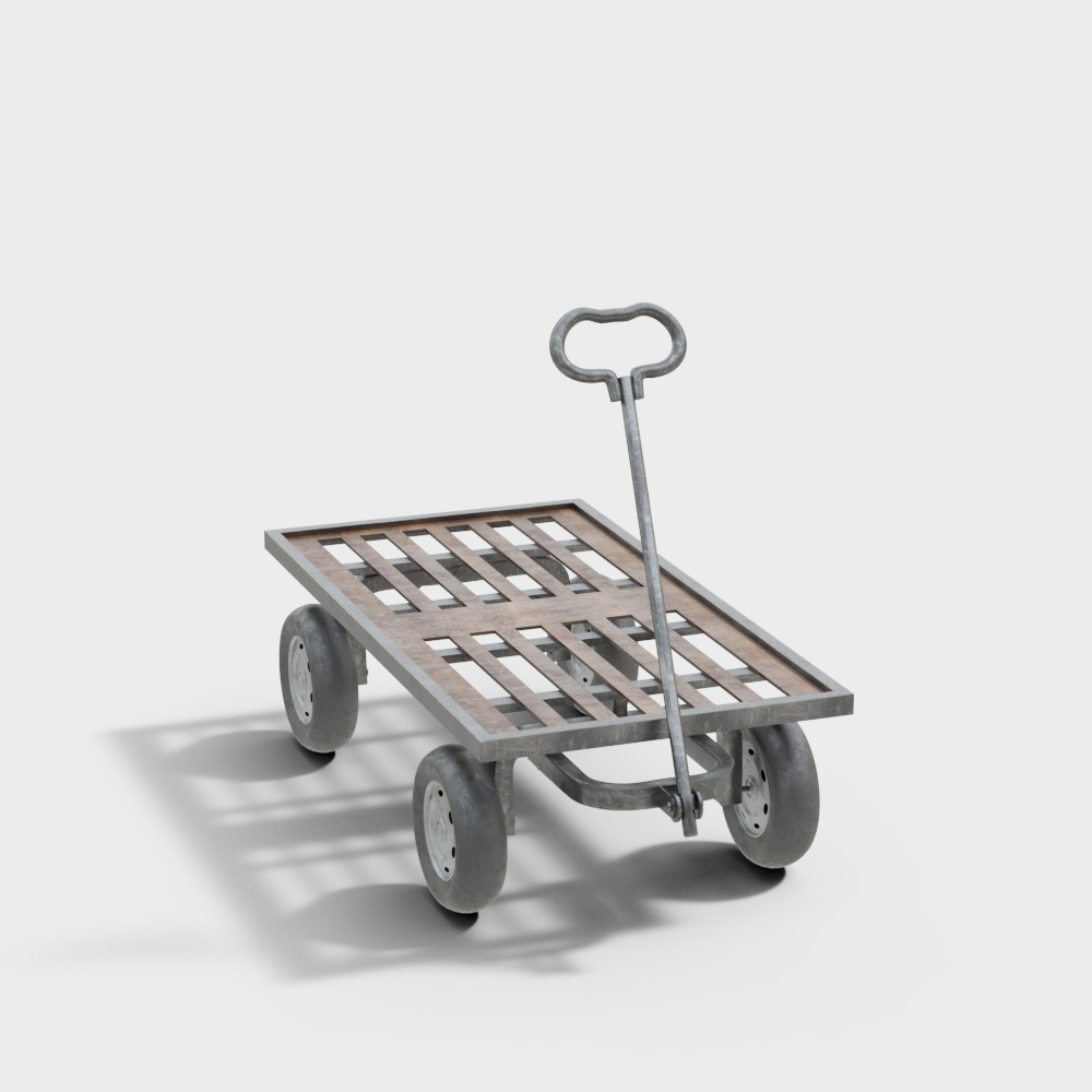 Vintage Cart 3D Model for Creative Projects