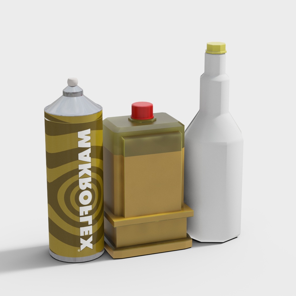 Low Poly Lifestyle Objects 3D model