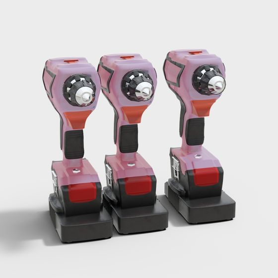 Futuristic Electric Screwdriver 3D model