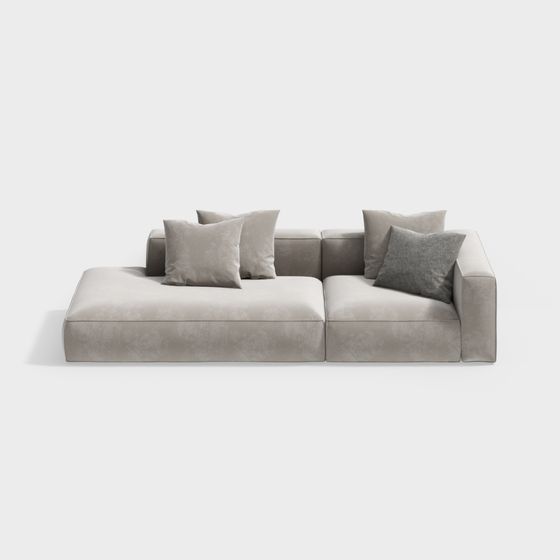 Urban Comfort 3D Model Sofa