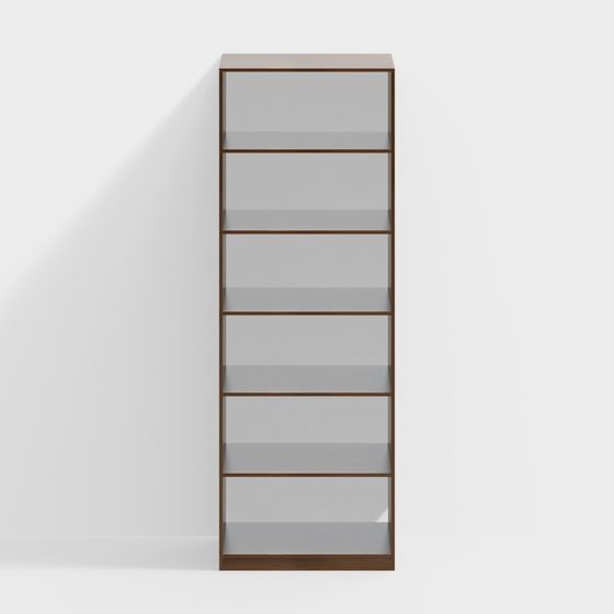 Urban Shelf 3D model for Modern Spaces