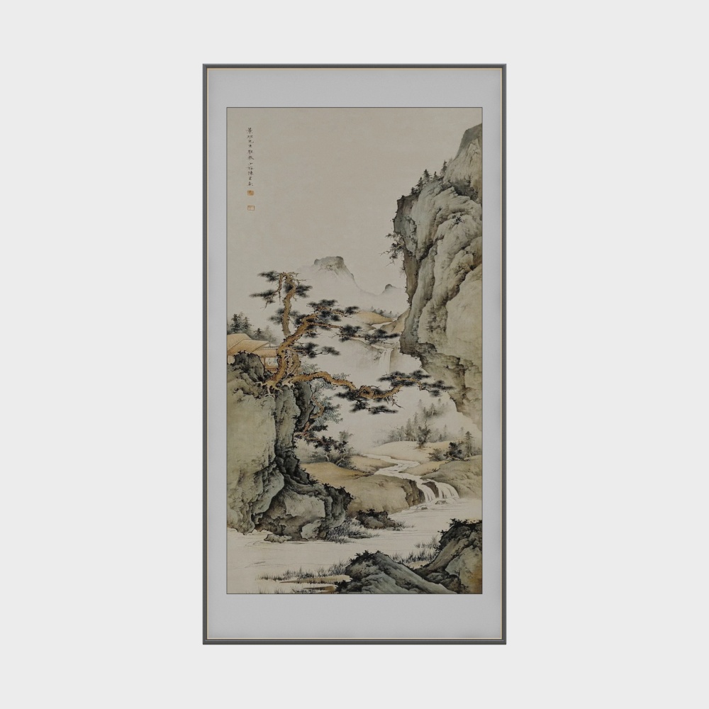 Chinese Ink Wash Decorative Painting