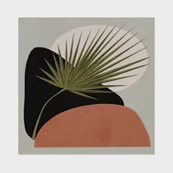 Tropical Fan Leaf 3D model for Designers