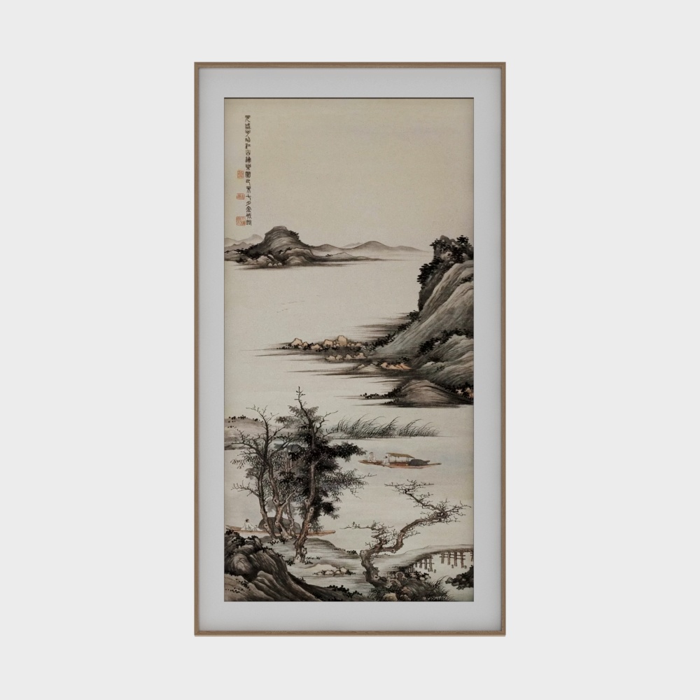 Chinese Ink Wash Decorative Painting