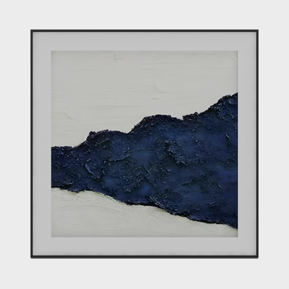 Modern Blue Decorative Painting