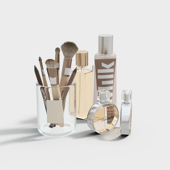 Elegant Makeup Tool 3D model