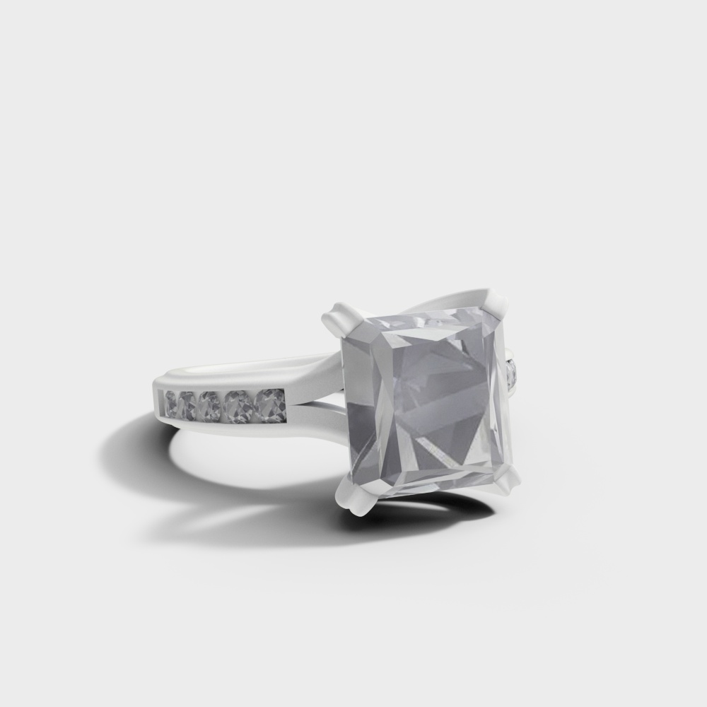 Nhẫn kim cương hiện đại