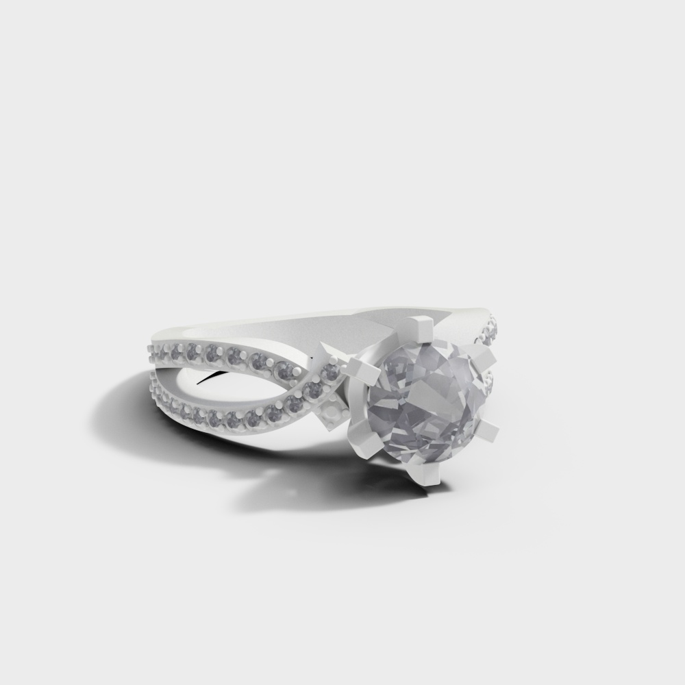 Nhẫn kim cương hiện đại