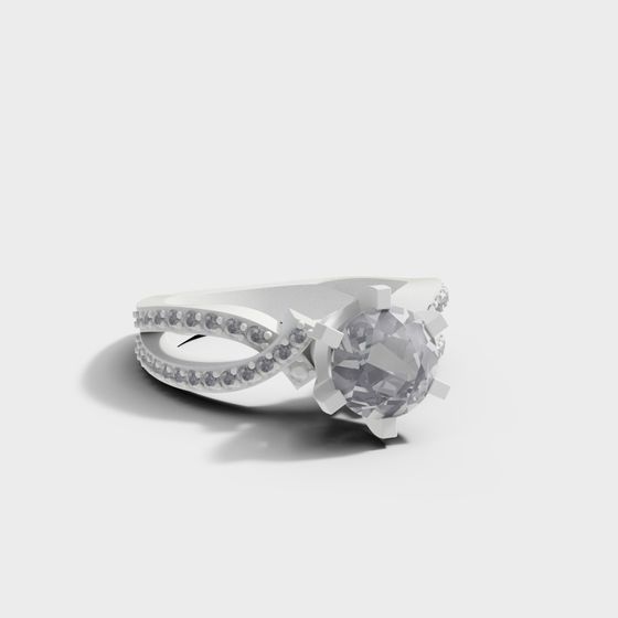 Nhẫn kim cương hiện đại