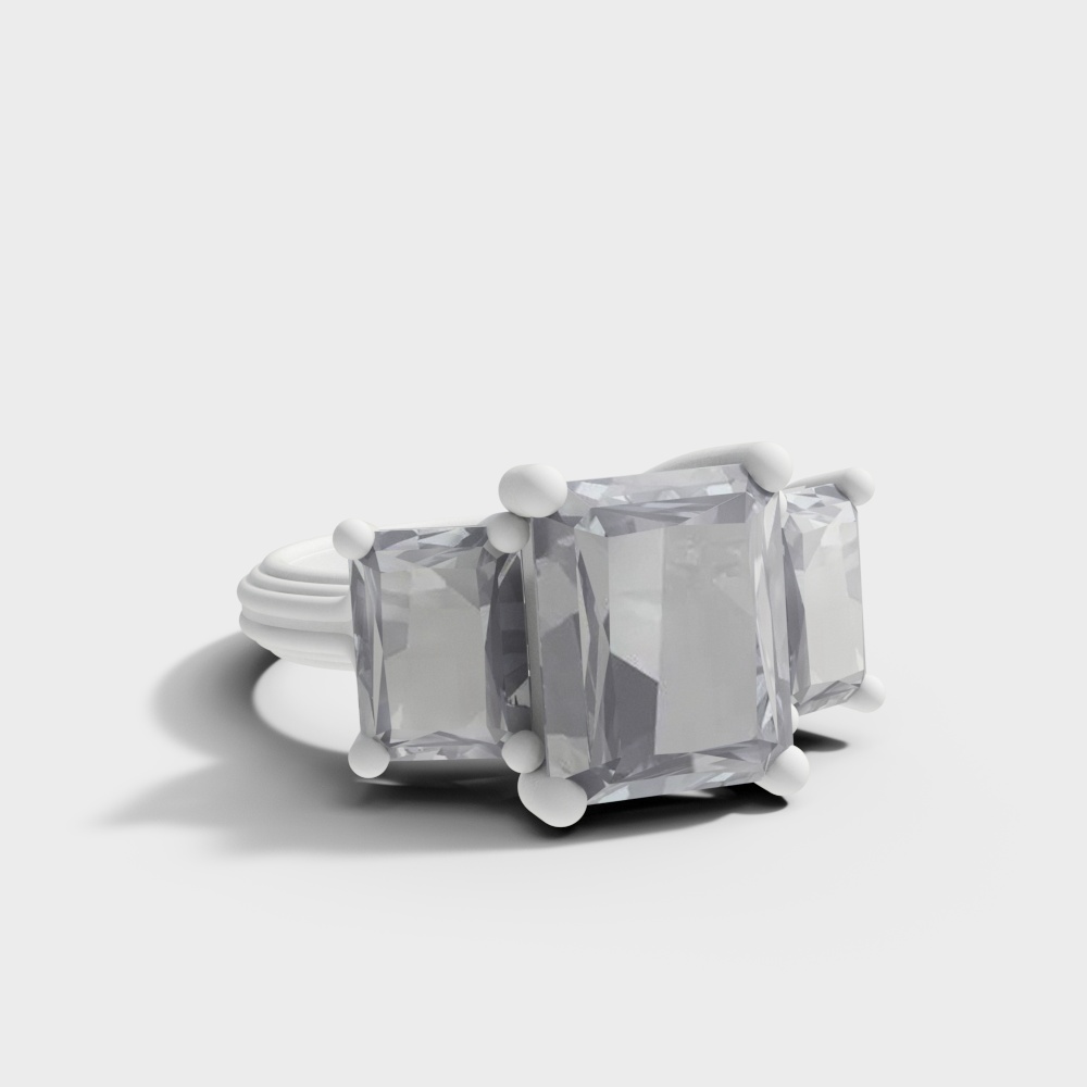 모던 다이아몬드 반지