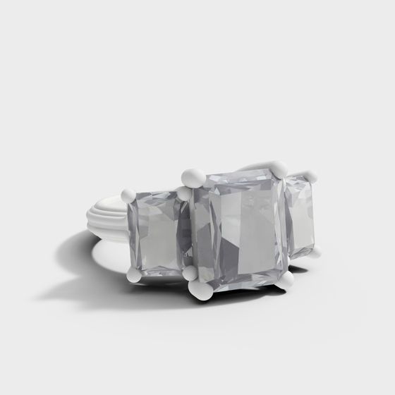 모던 다이아몬드 반지