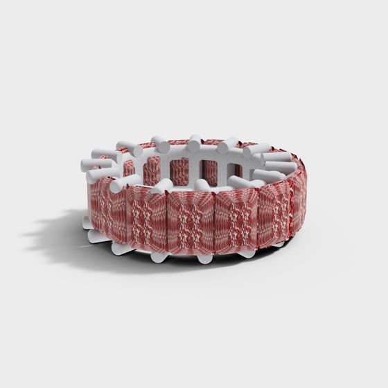 Snake Skin Ring 3D model