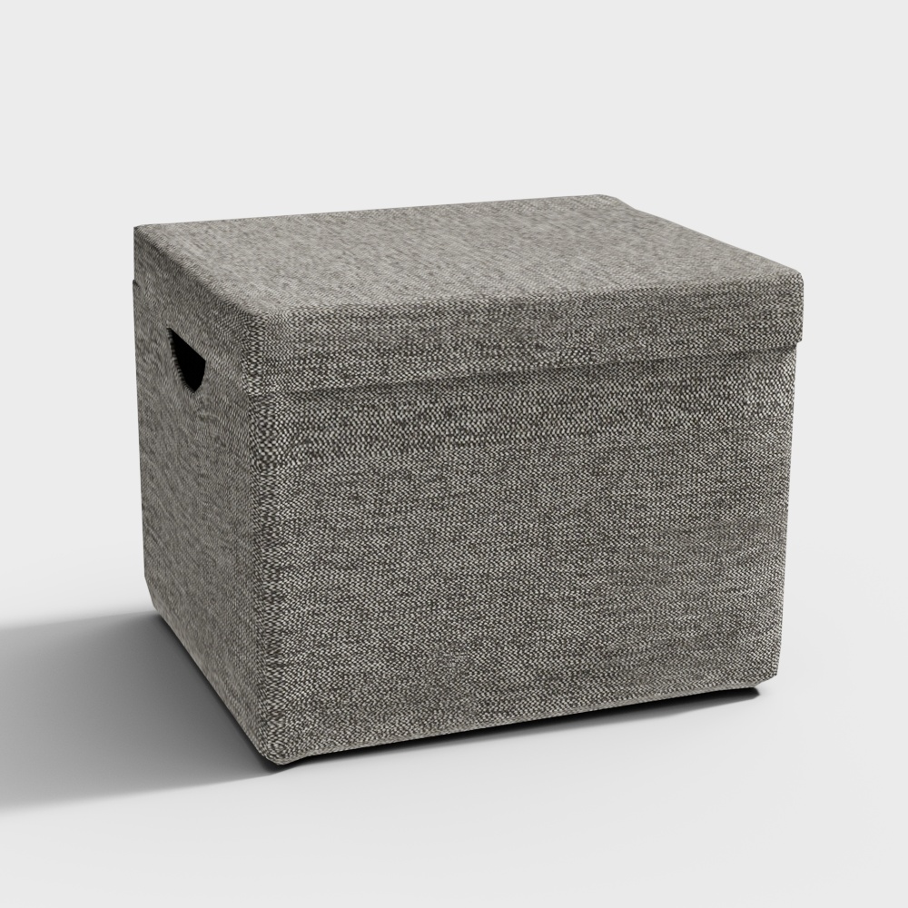 Minimalist Storage Box 3D model for Modern Interiors
