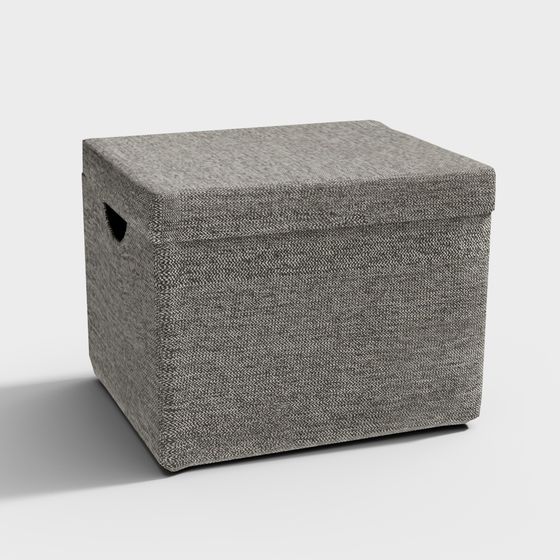 Stylish Minimalist Storage Box 3D model for Creative Projects