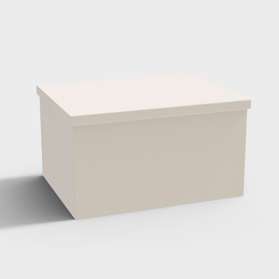 Minimalist Storage Box 3D model