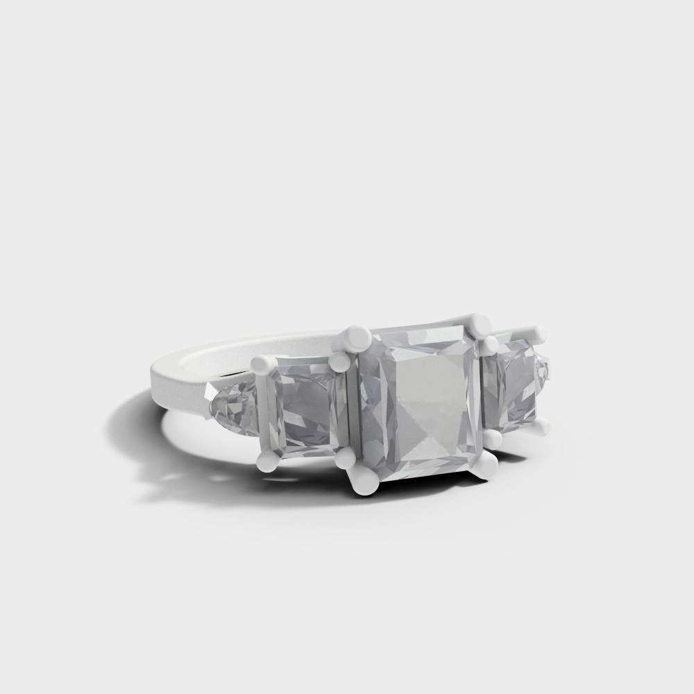 แหวนเพชรสไตล์ทันสมัย