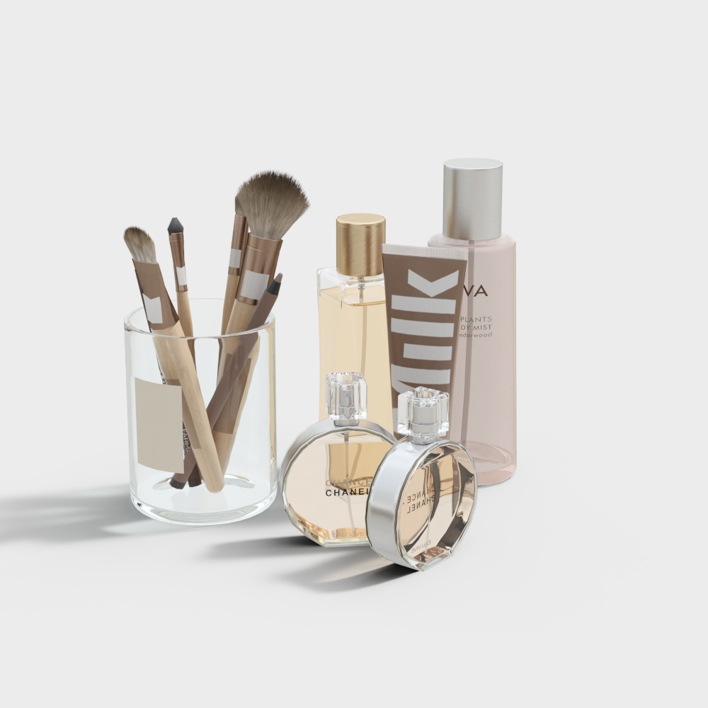 화장품 진열 세트