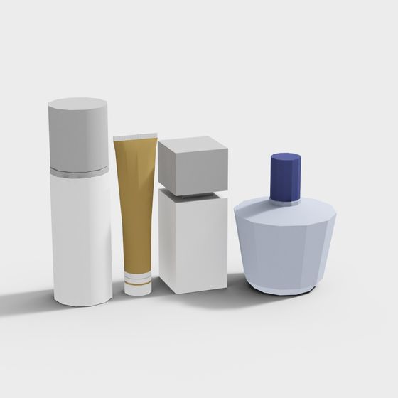 Modern Multifunctional Container Set 3D model