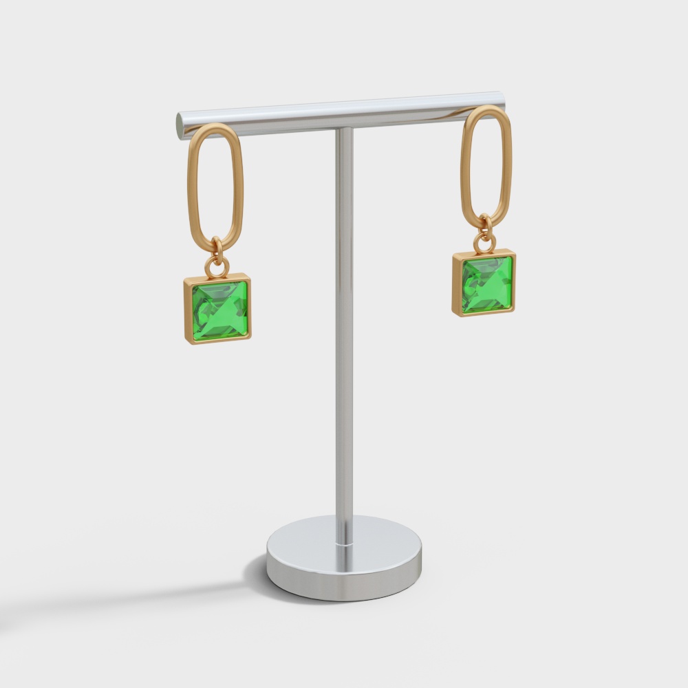 ชั้นวางแสดงต่างหูแบบมินิมอลทันสมัย