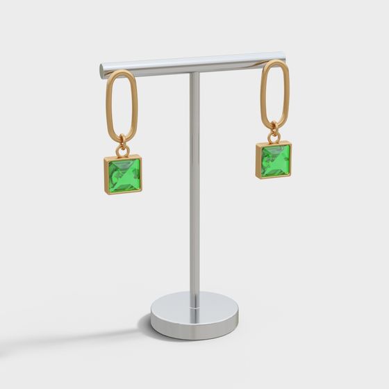 ชั้นวางแสดงต่างหูแบบมินิมอลทันสมัย