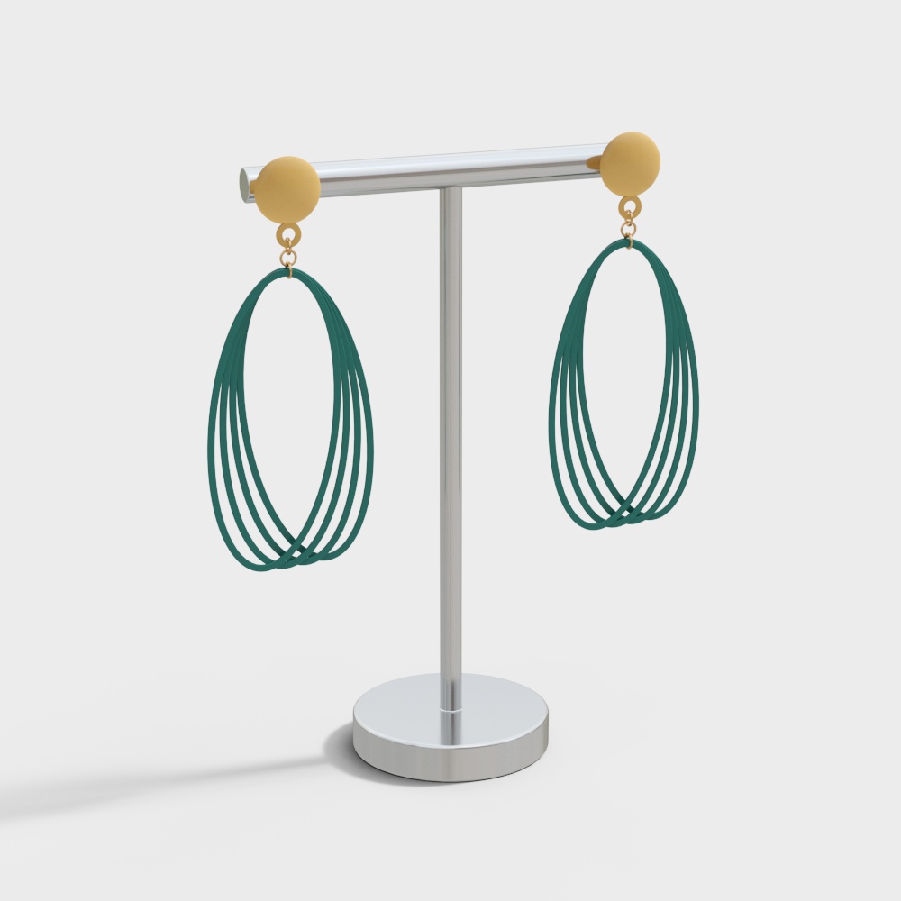 현대 미니멀리스트 귀걸이 진열대