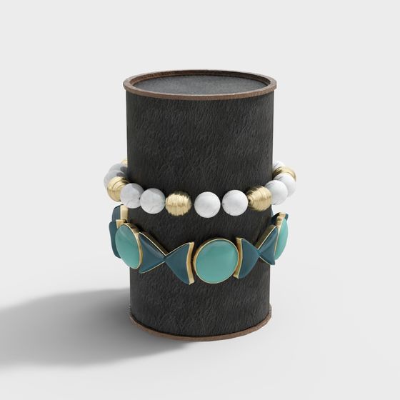 Jewelry Display Cylinder 3D model for Elegant Displays