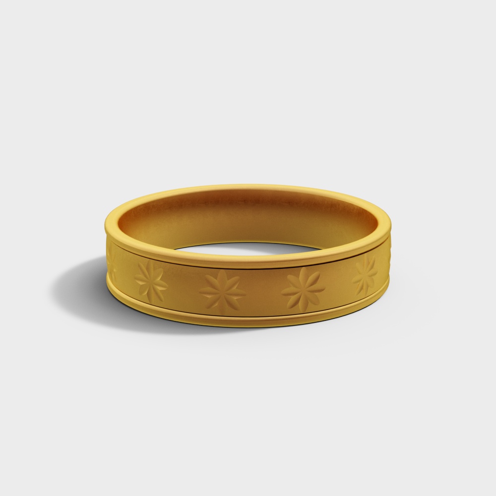 Anneau décoratif de luxe léger moderne