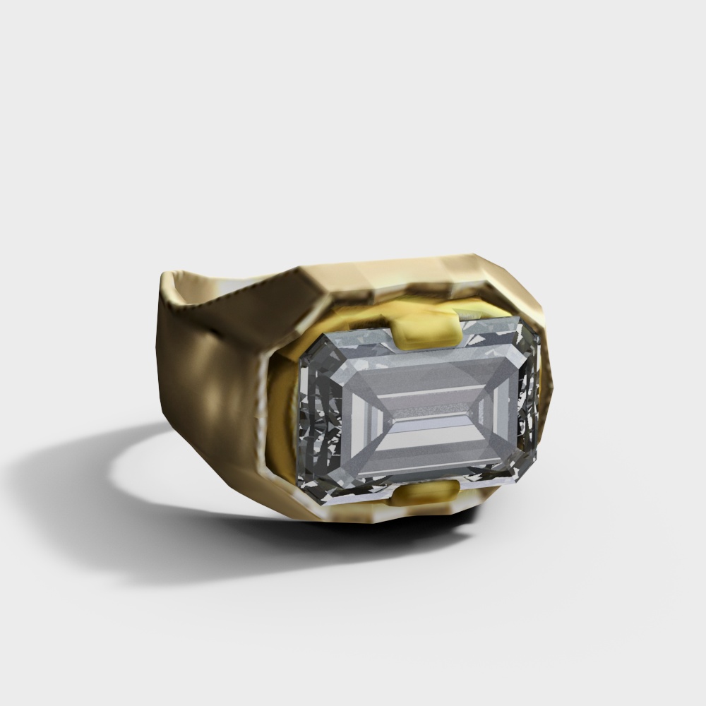 Modern light luxury decorative ring