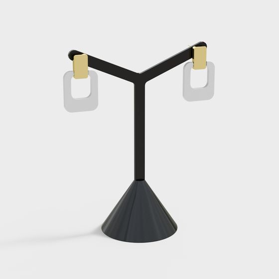 Bông tai tối giản hiện đại