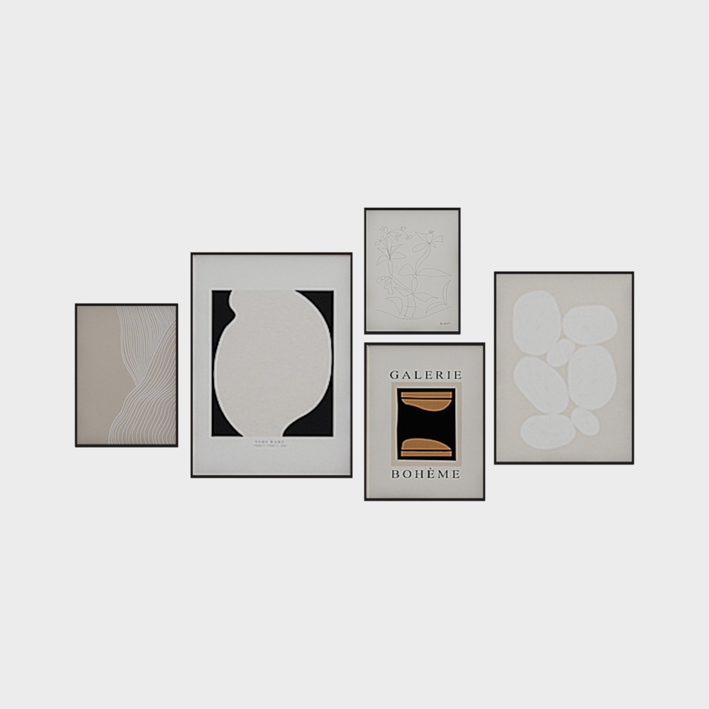 Modern Minimalist Decorative Photo Wall
