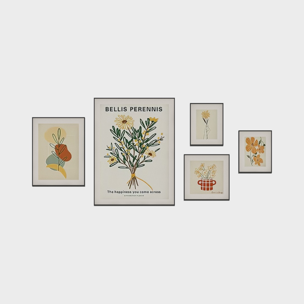 Minimalist Decorative Photo Wall