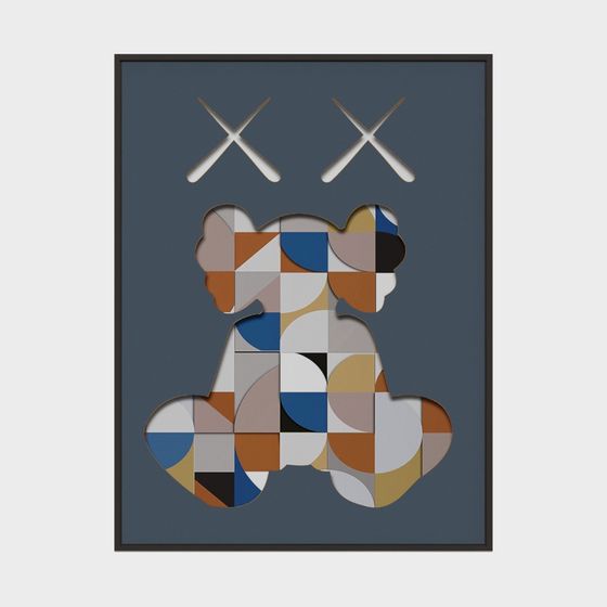 Stylish Abstract Bear 3D Model for Creative Projects