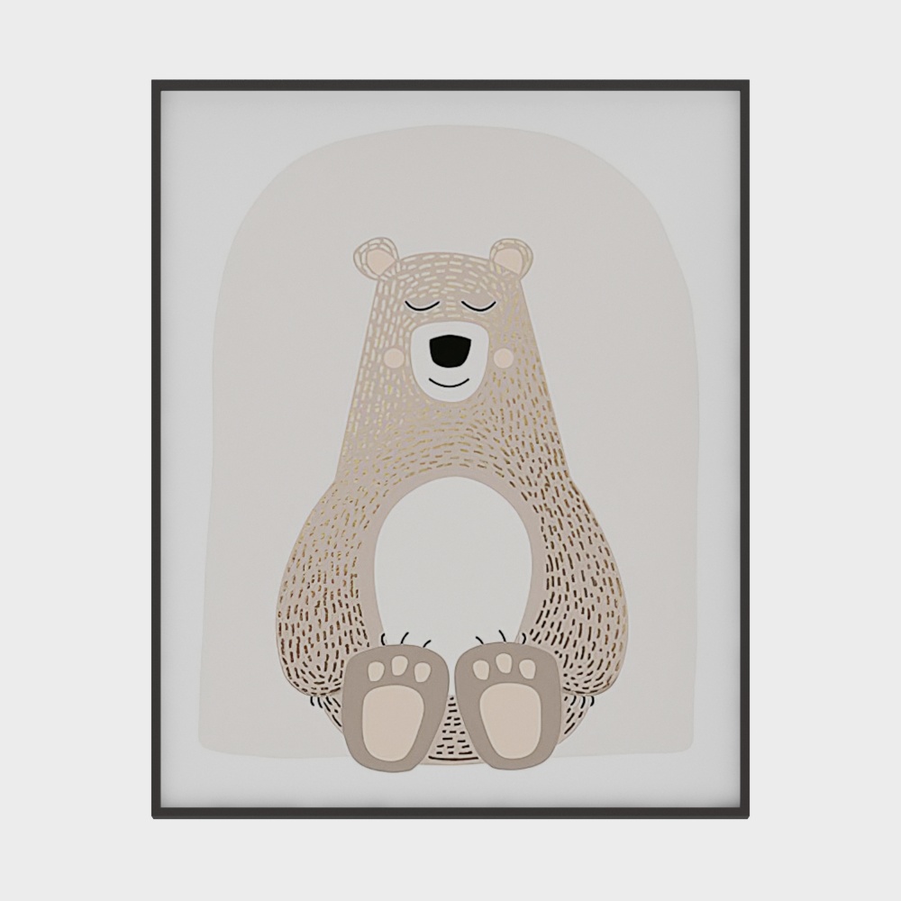 Moderne Kinder Spaß dekoratives Gemälde