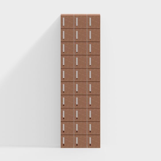 Stylish Storage Cabinet 3D model for Modern Interiors