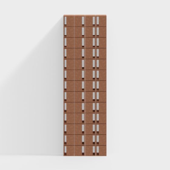 Urban Storage Cabinet 3D model for Creative Spaces