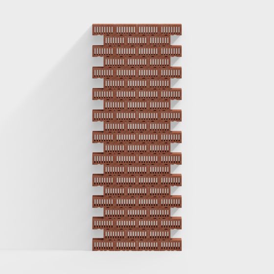 Partizione in mattoni cavi di cemento