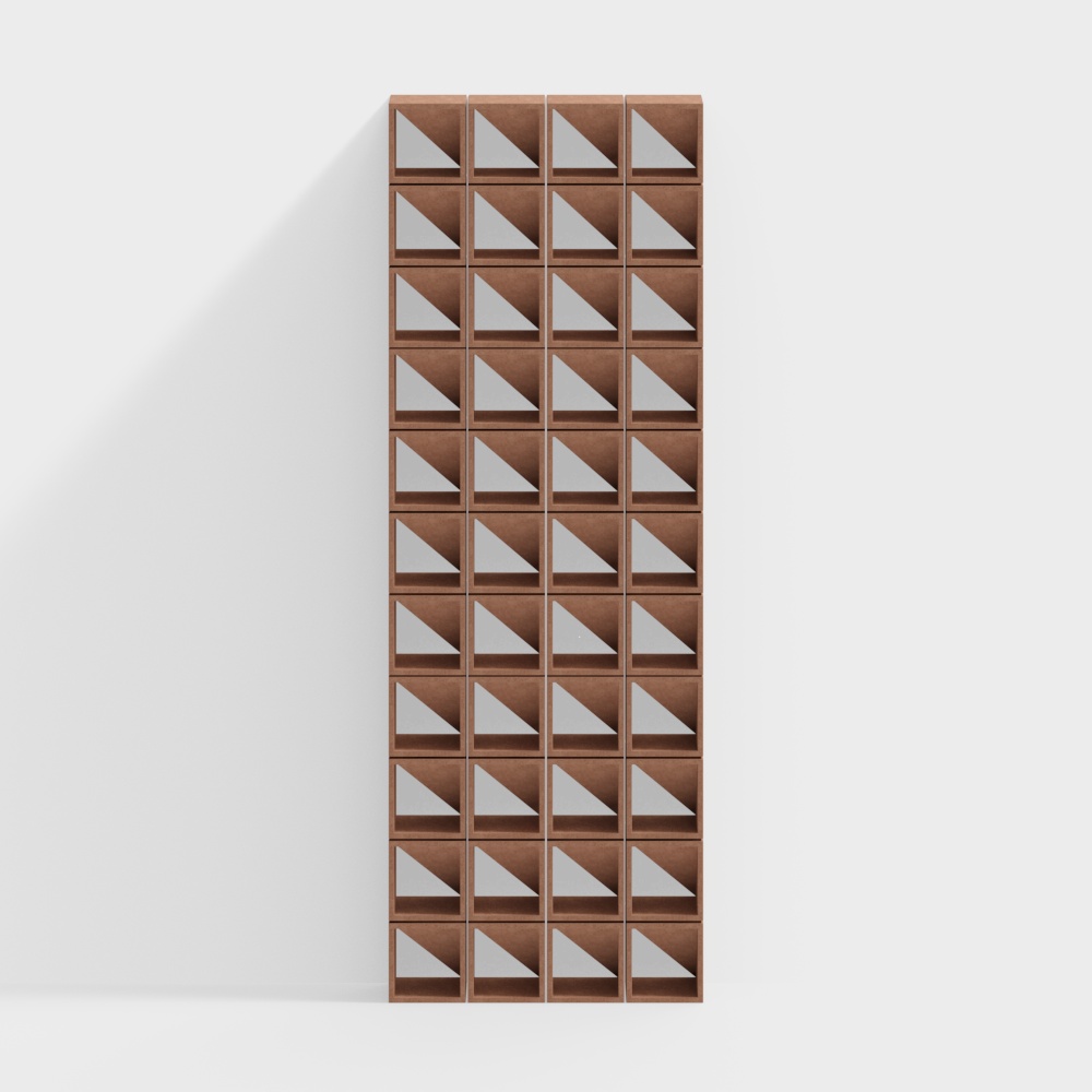 Zement-Hohlziegel-Trennwand