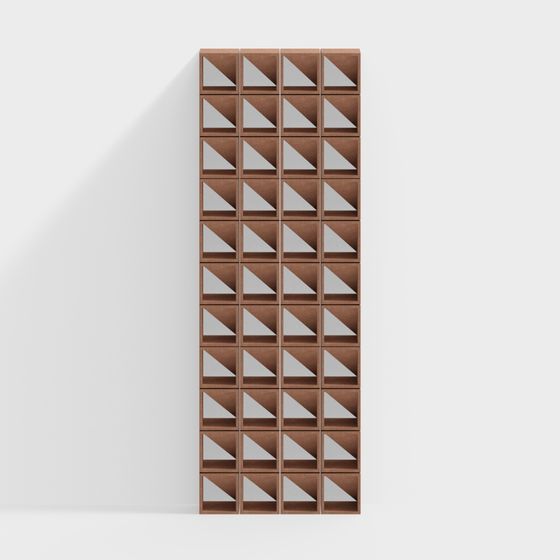 Modular Bookshelf 3D model