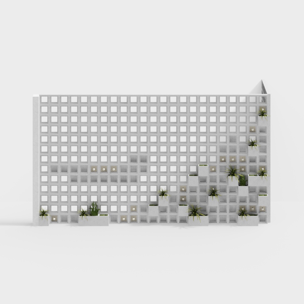 Partición de cemento