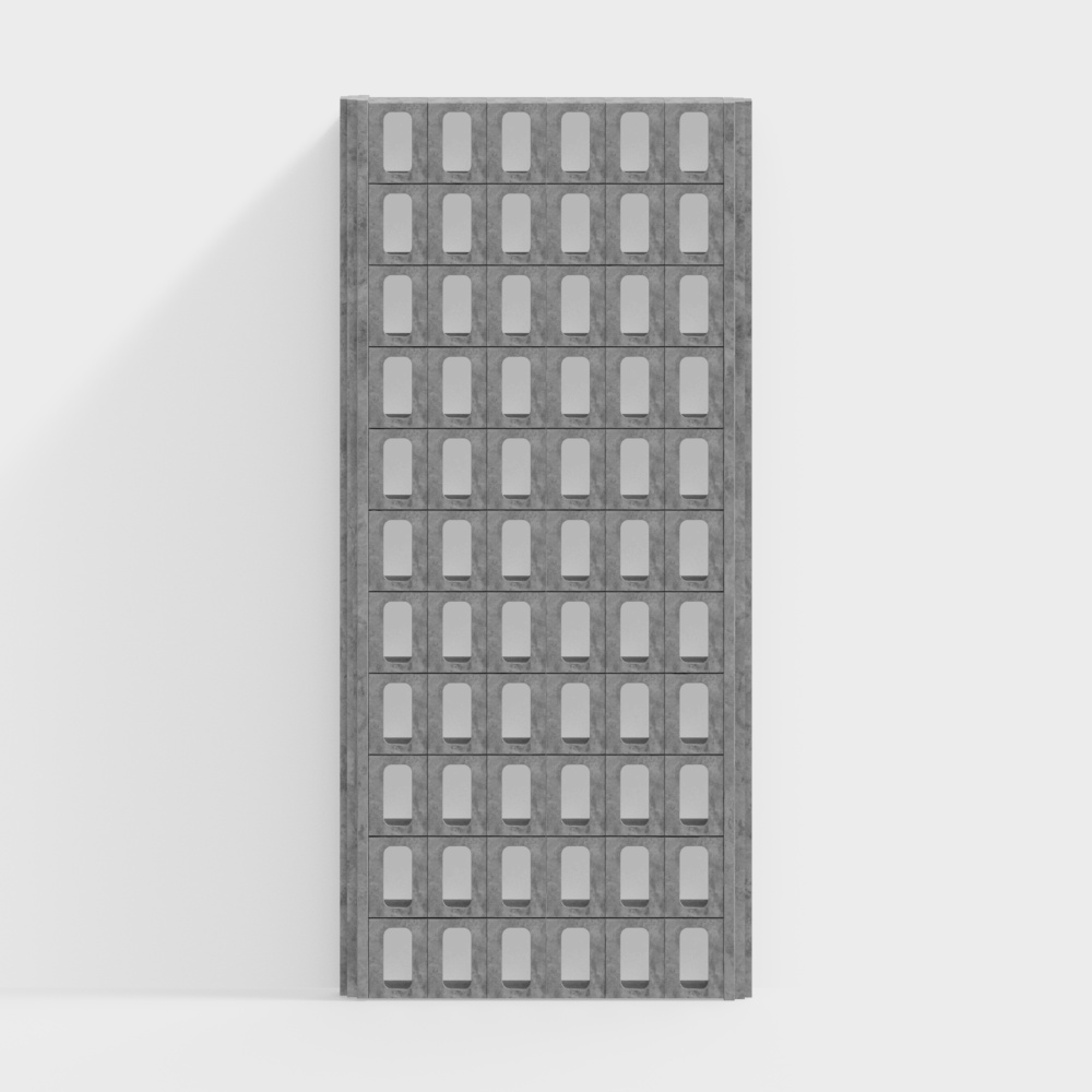 City Window Low-Poly 3D model