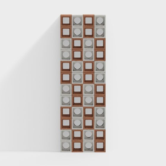 Urban Puzzle Low Poly 3D Model