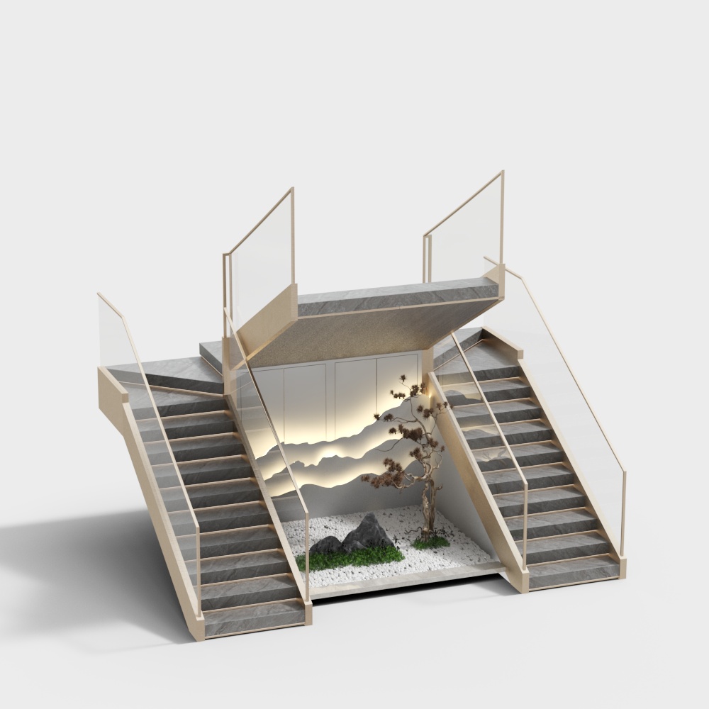 Новая лестница в китайском стиле