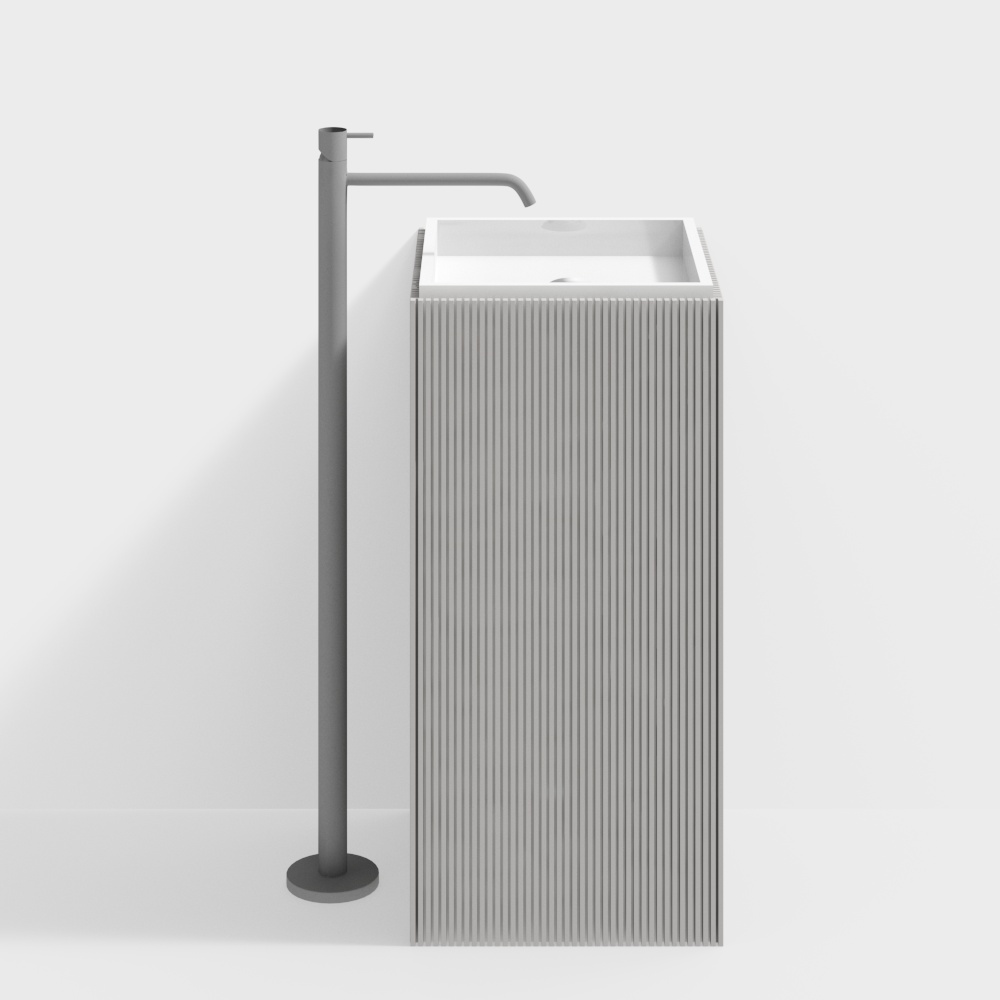 四角い柱のシンク