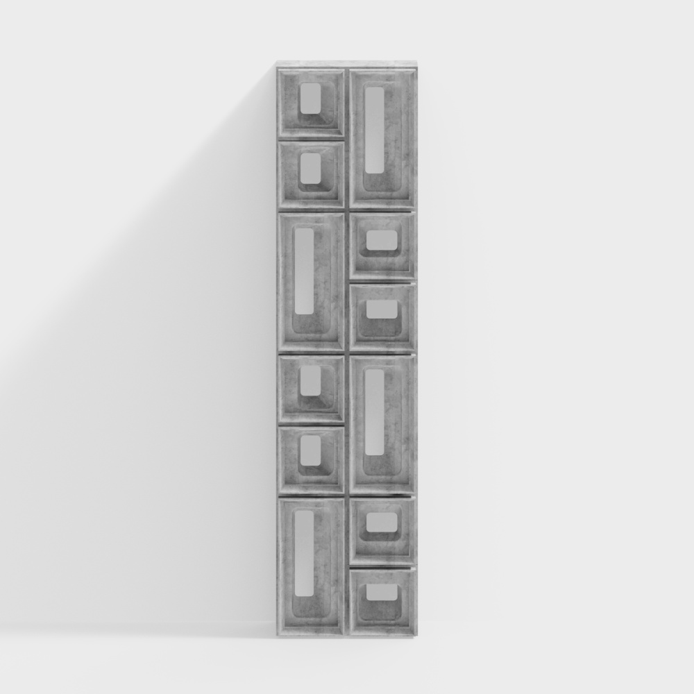 Cement Hollow Brick Partition