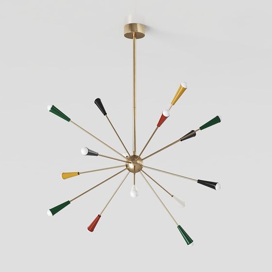 Sputnik Pendant Light 3D model