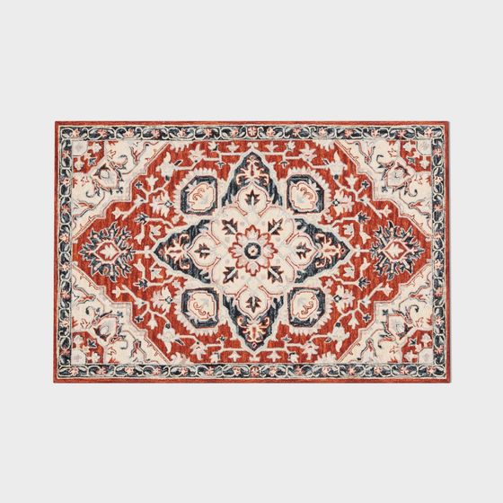 Elegant Oriental-Inspired Carpet 3D model