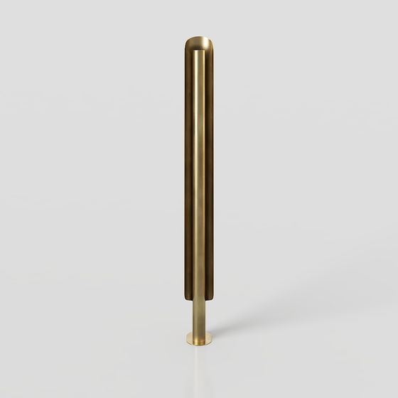 Stylish Urban Light Column 3D model